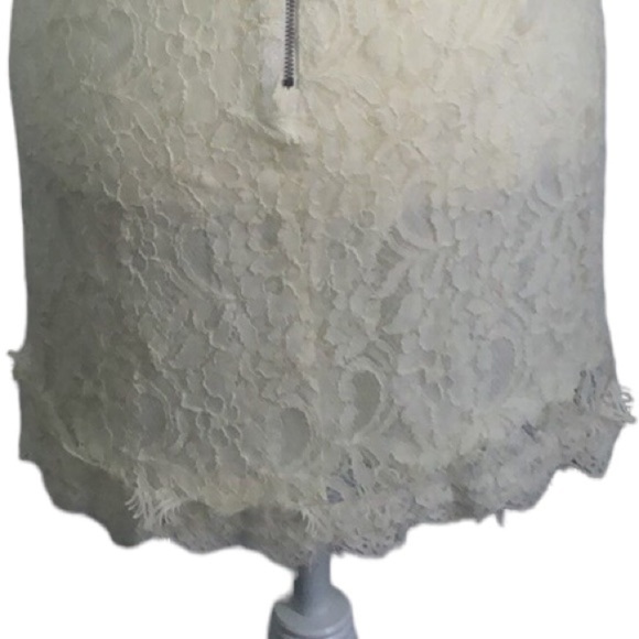 Lord & Taylor Design Lab Lace Dress Ivory Size Large NWT - Picture 6 of 15